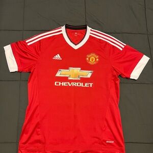 Adidas Red Manchester United Jersey